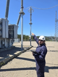 Simon Lapointe onsite at Rivière-du-Moulin Wind project in Quebec, Canada